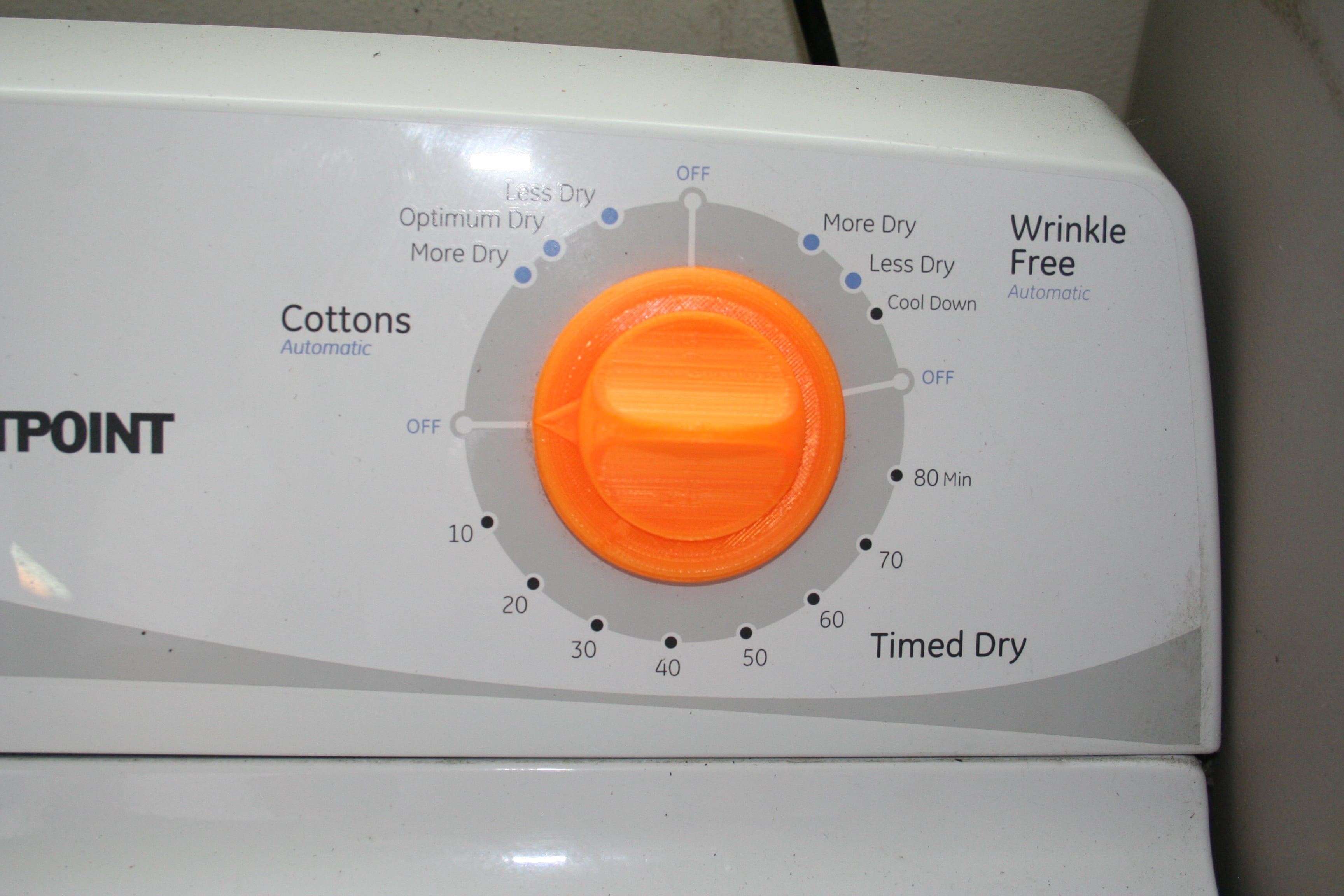 GE Dryer Timer Knob