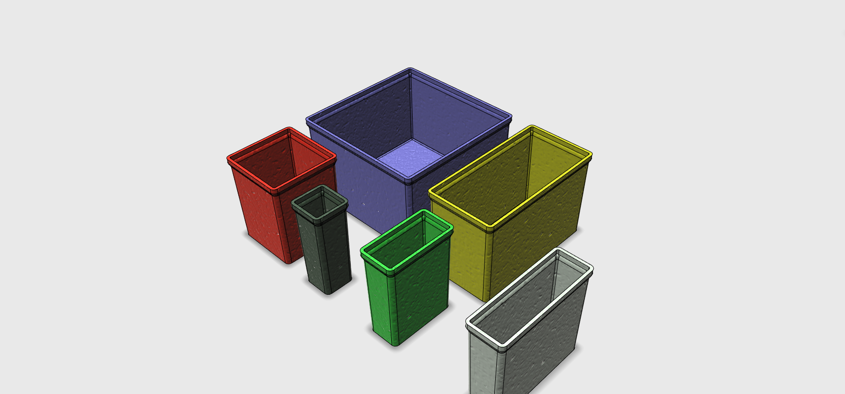 stackable storage boxes