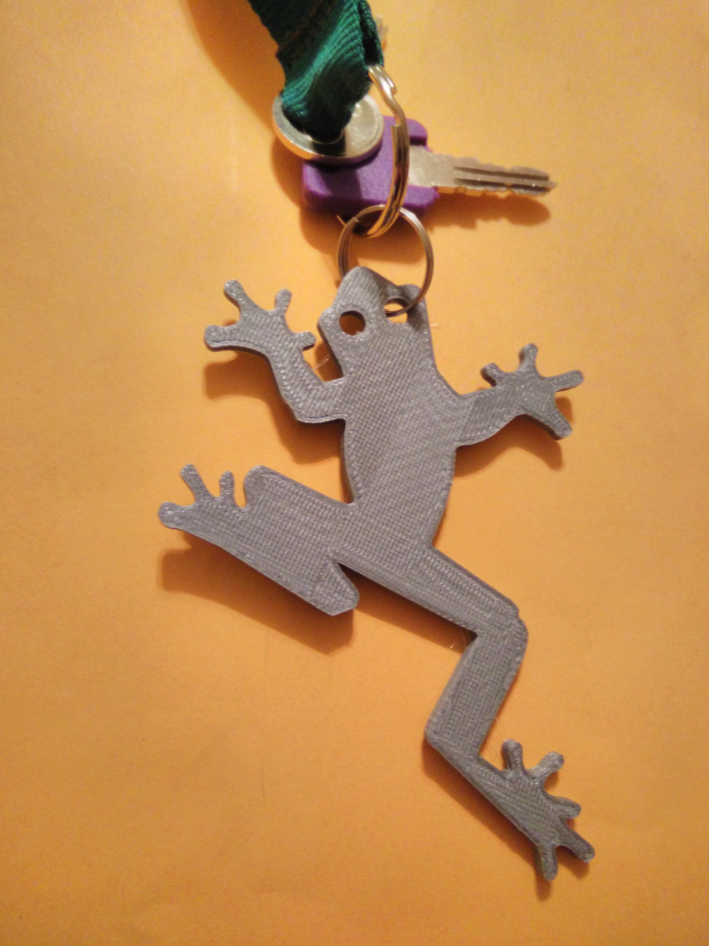 Frog Keychain Accessory