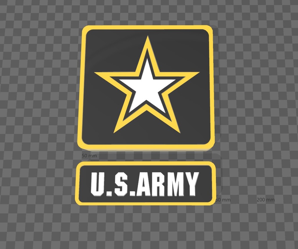 Multi Color US Army Logo