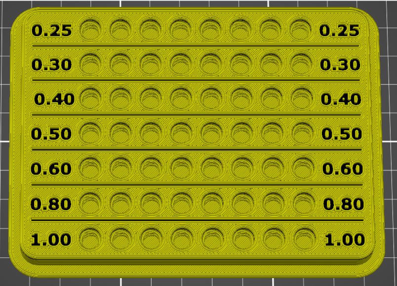 My nozzle box for 56 pcs of E3D V6 nozzles (7 sizes)