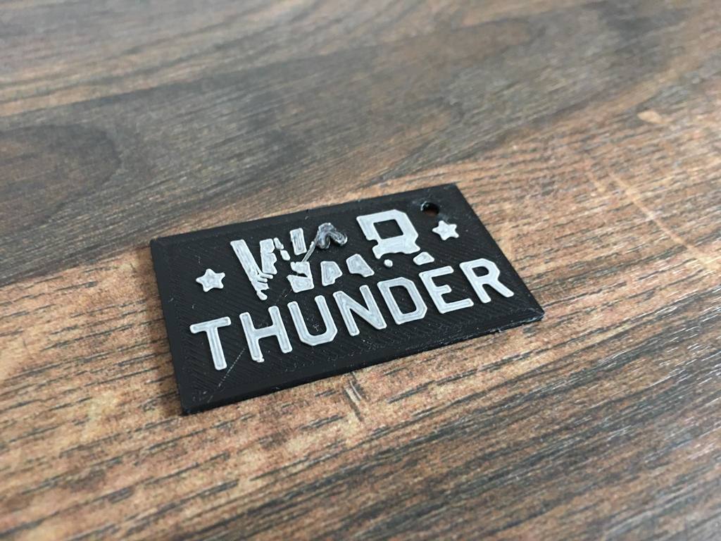 War Thunder keychain