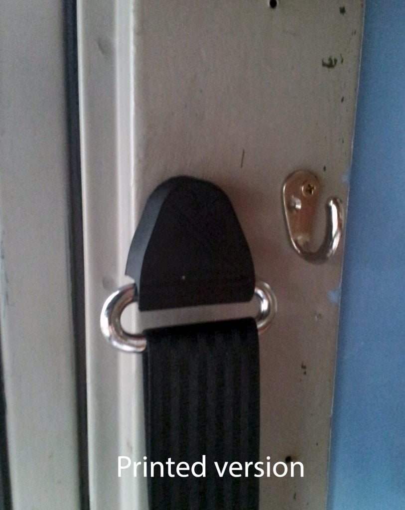 Classic Mercedes safety belt cap