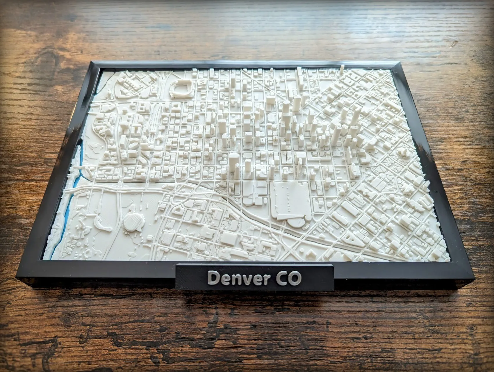 Denver Colorado 3D Miniature 3D model