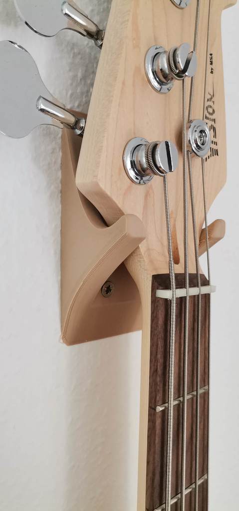 bass and guitar wall mount