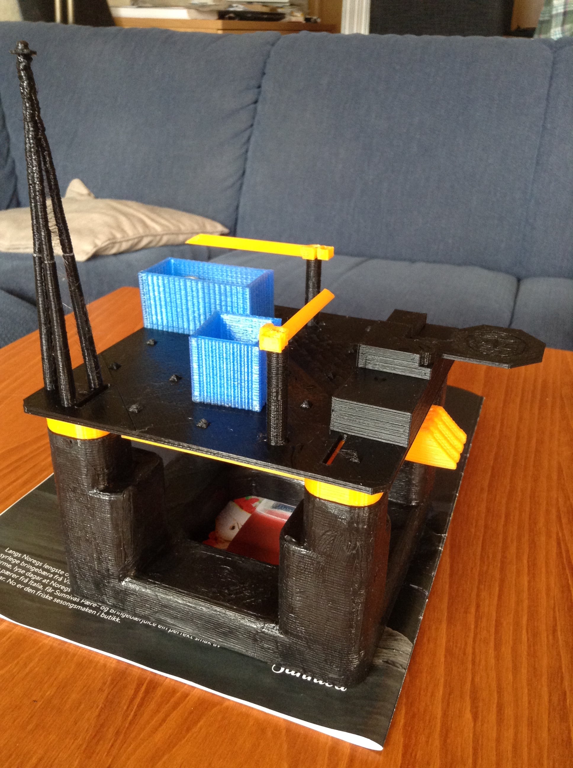 The semi-submersible coin rig