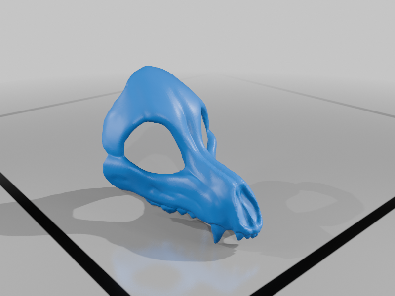 ZabaCostumes Wolf Skull Seperated with reinforced interior
