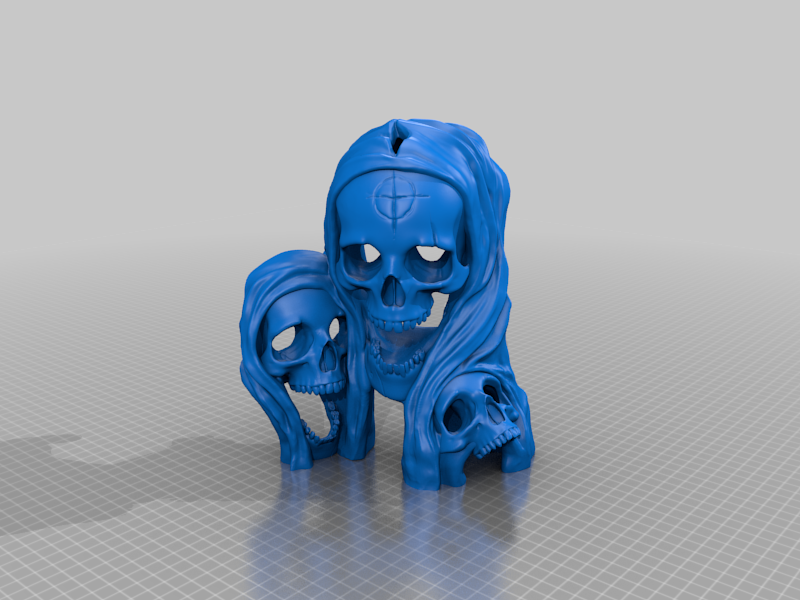 skull_island-3D打印模型