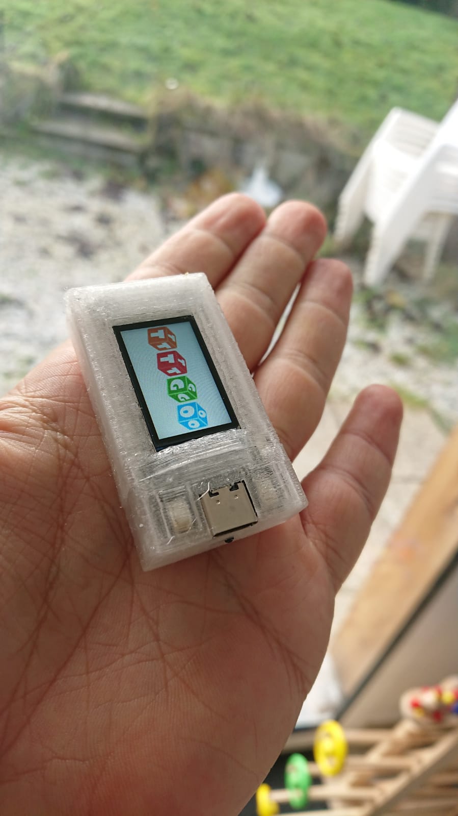 TTGO T-Display Case TPU keychain