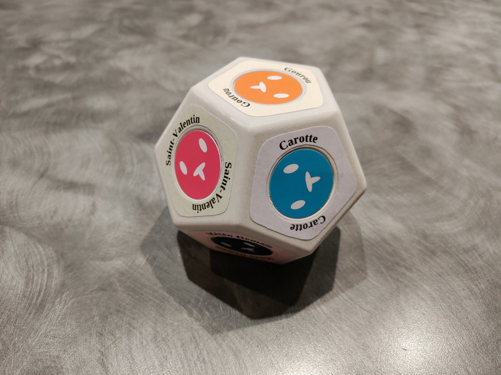 12-sided dice for nabaztag NFC tags