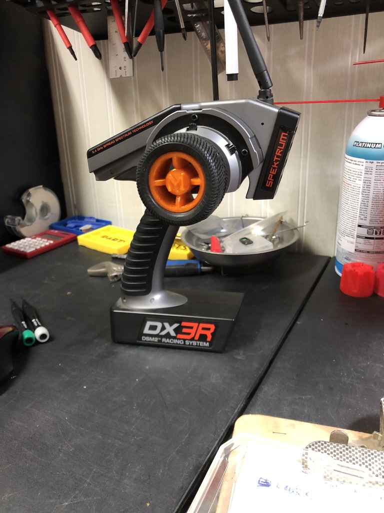 Spektrum DX3R Custom Steering Wheel (Updated)