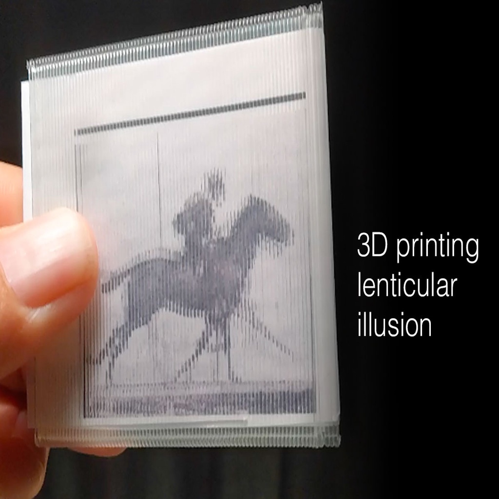 3D printing lenticular lenses