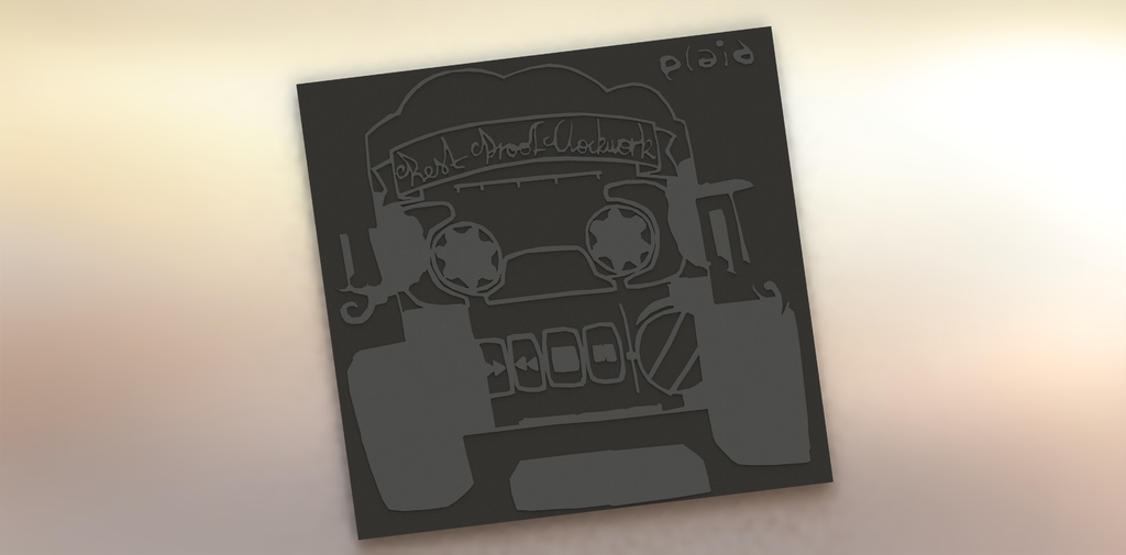 plaid Rest Proof Clockwork Album Art