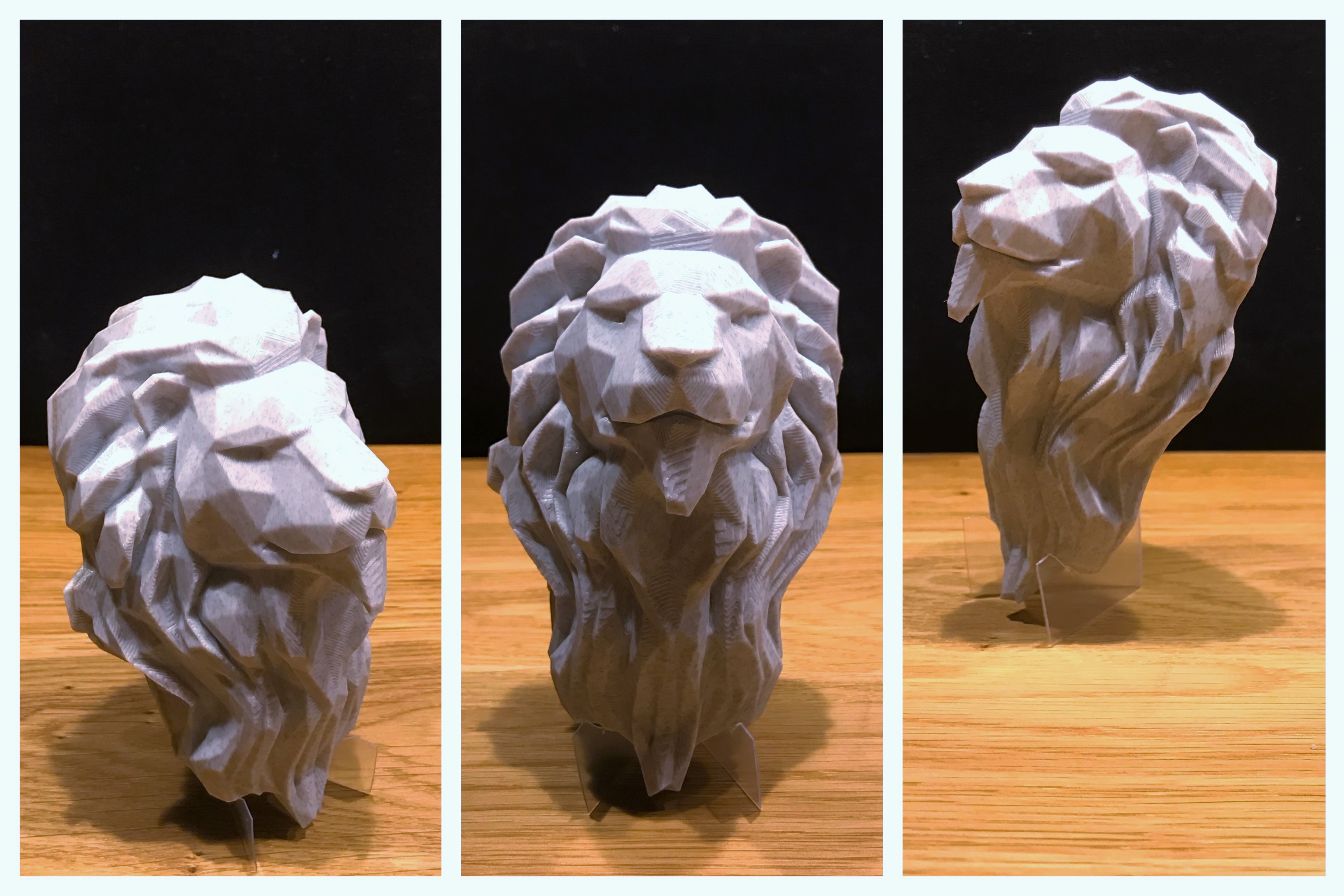 Lion Head Lowpoly FIXED
