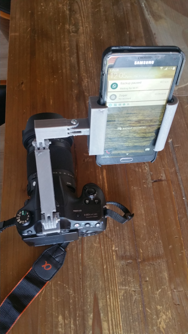 Galaxy Note 4 Holder for Sony Alpha Mount