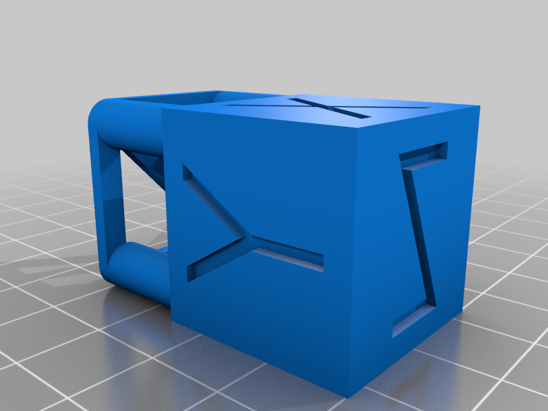 Calibration Cube with Bridge and String Test