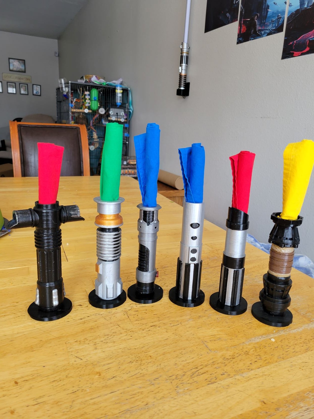Lightsaber Napkin Rings
