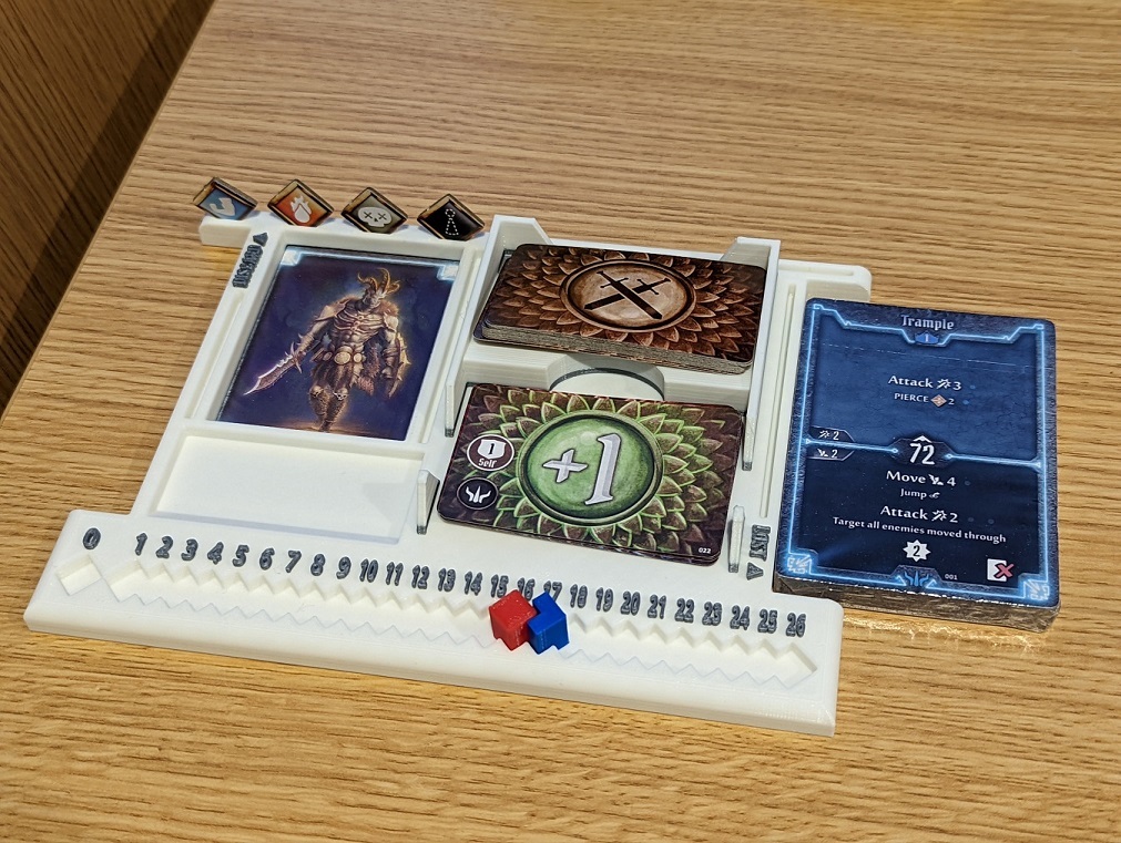 Gloomhaven Player Dashboard with Cube Tracker