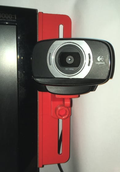 Monitor Side Mount for WebCam