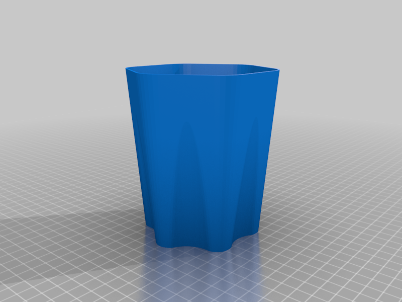 Tapered Hexagonal Vase