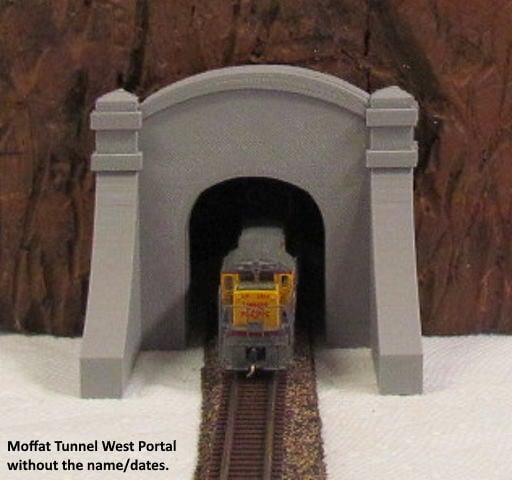 N Scale Moffat Tunnel Portal...
