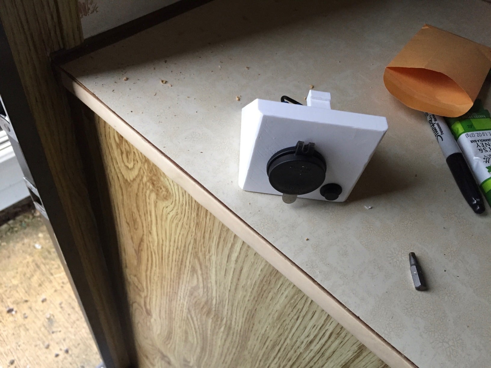 Camper 12v to USB charger box (phone charger)