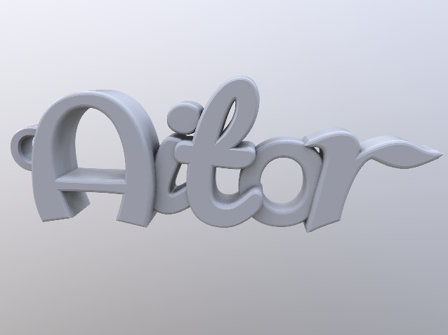 Aitor keychain