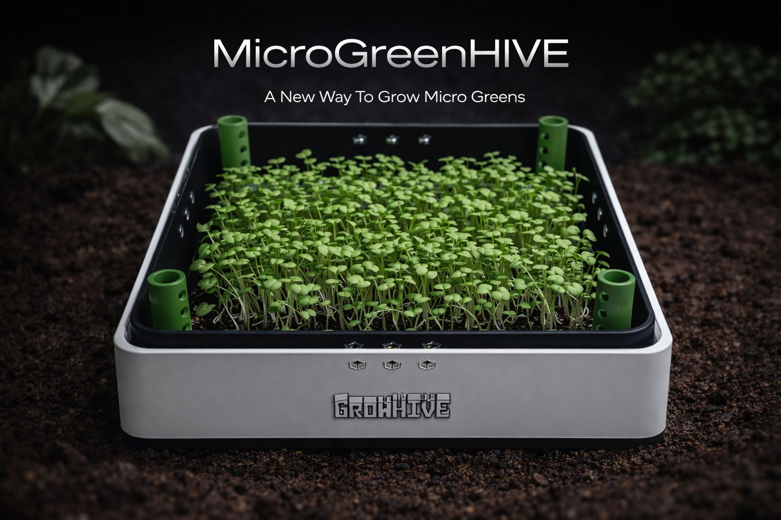 MicroGreenHIVE: A 3D Printable Micro Green Growing Tray System