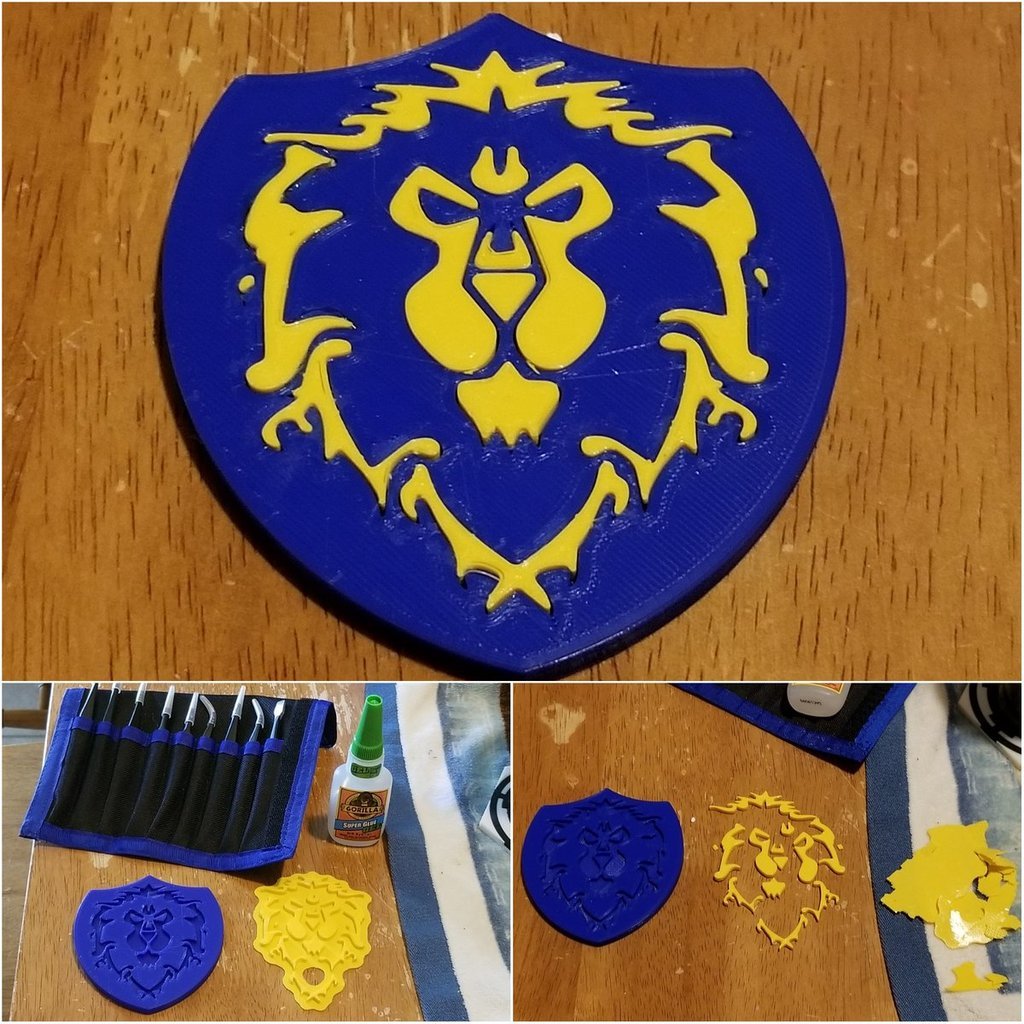 World of Warcraft Alliance Crest Coaster