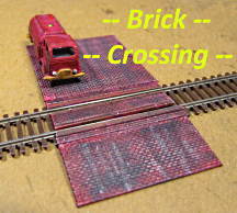 N Scale - Brick Crossing....