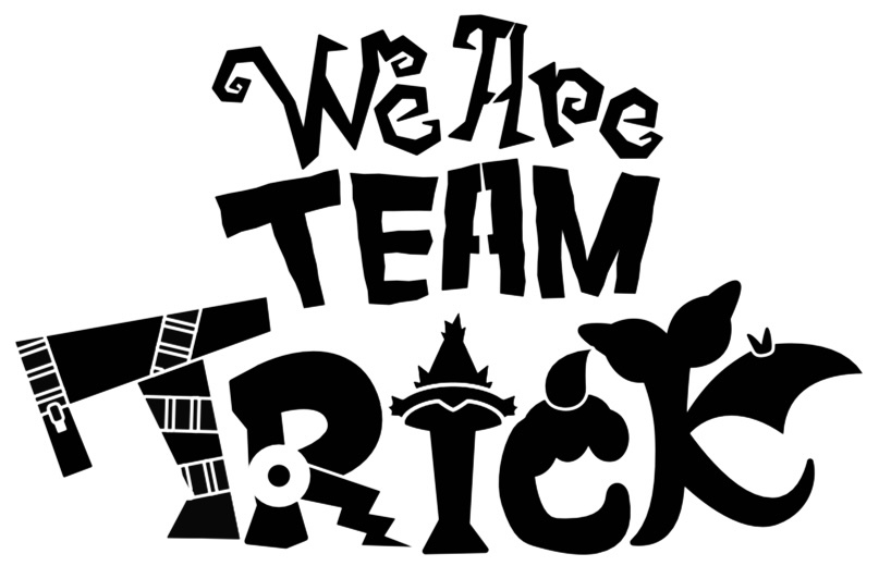 Team Trick stencil