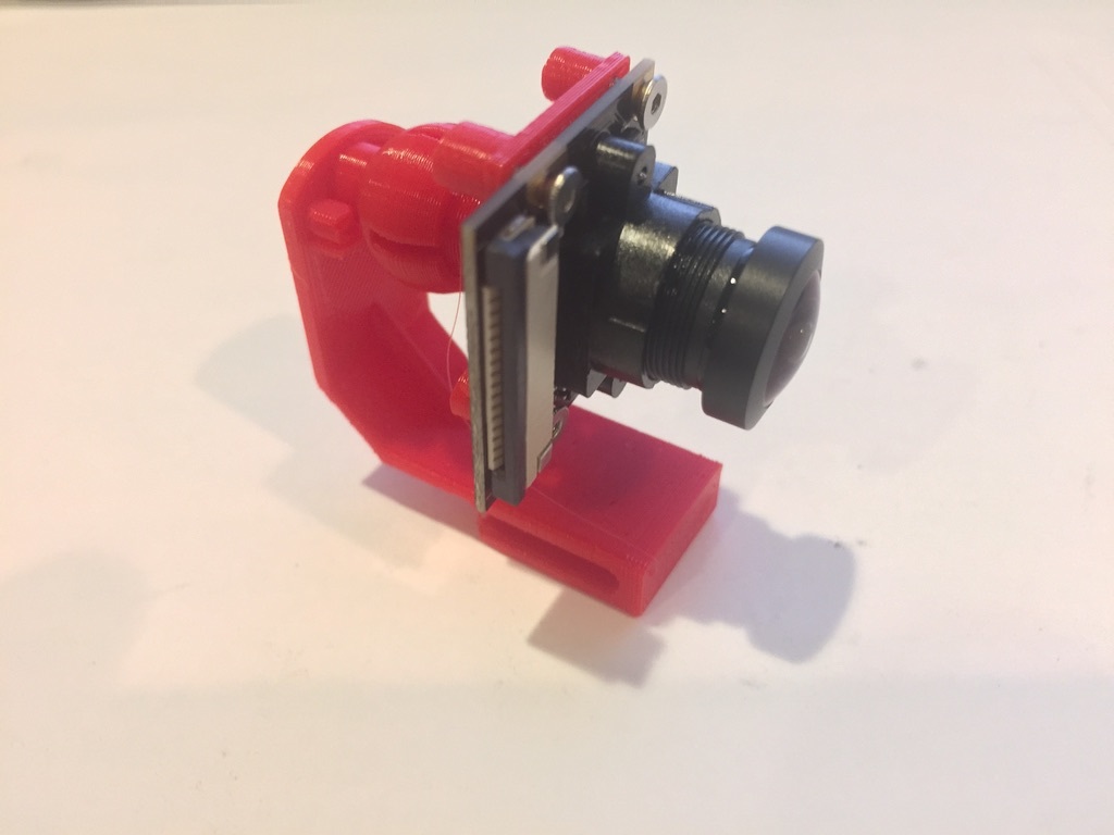 Raspberry Pi Camera Swivel Mount with 3mm Clip