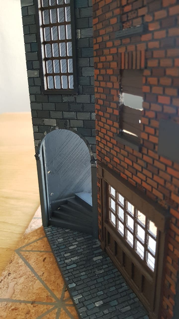 Stairs for Fascade 5 for Knockturn Alley Book Nook