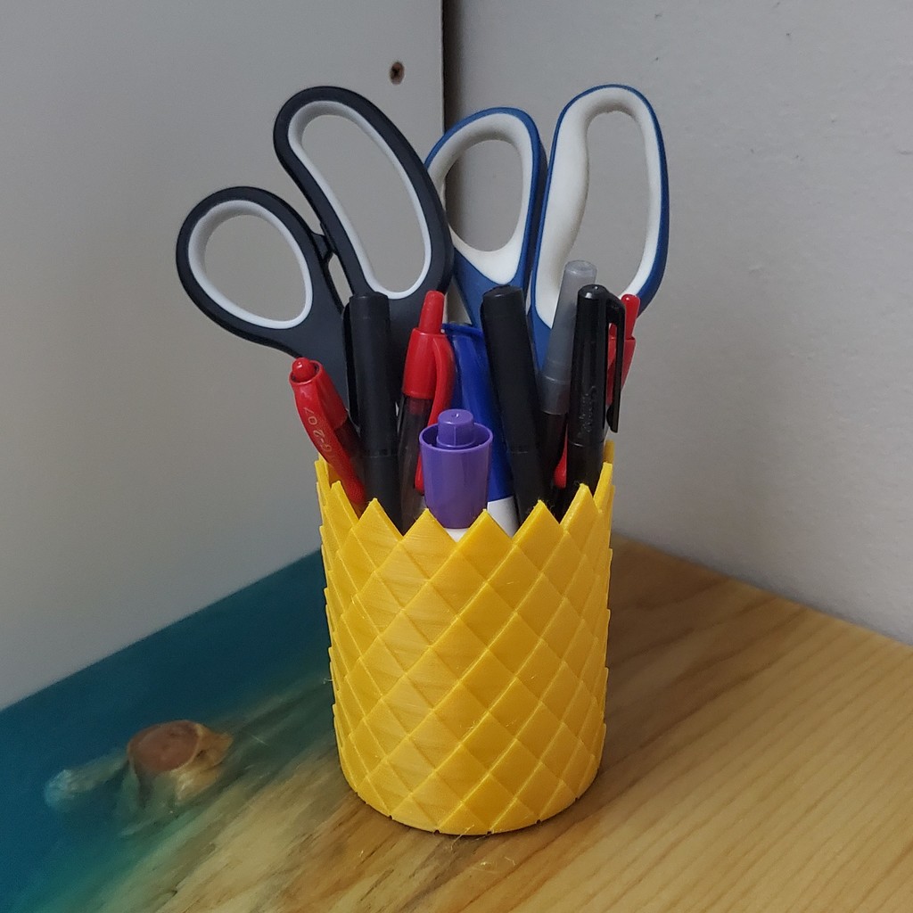 Pineapple Pen Holder