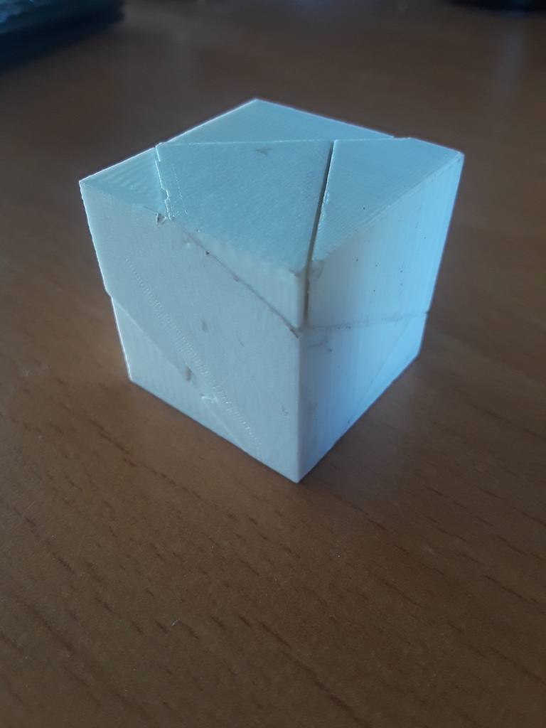 Simple Cube Slide Puzzle