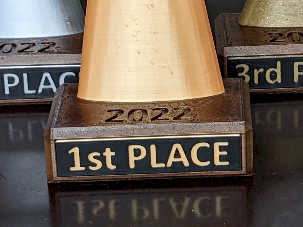 Pinewood Derby Trophies - Customizable Plaque
