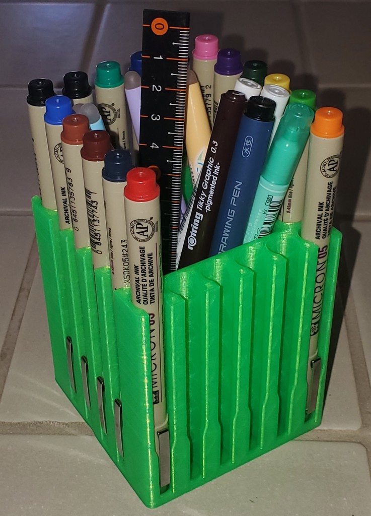 MICRON Pen Holder for bullet journals and artists
