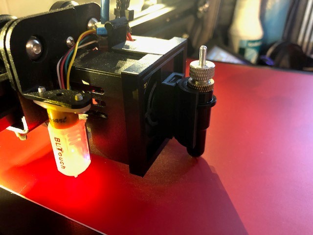 Creality Ender 3/5 and CR10 Vinyl cutter and pen plotter fancover mount