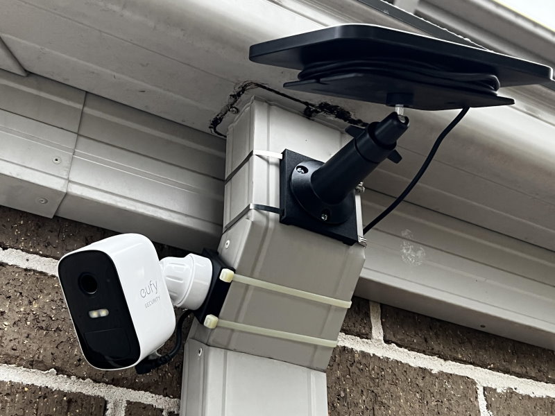 Eufy cam Solar Panel Flat Mount (Cable Tie) v1