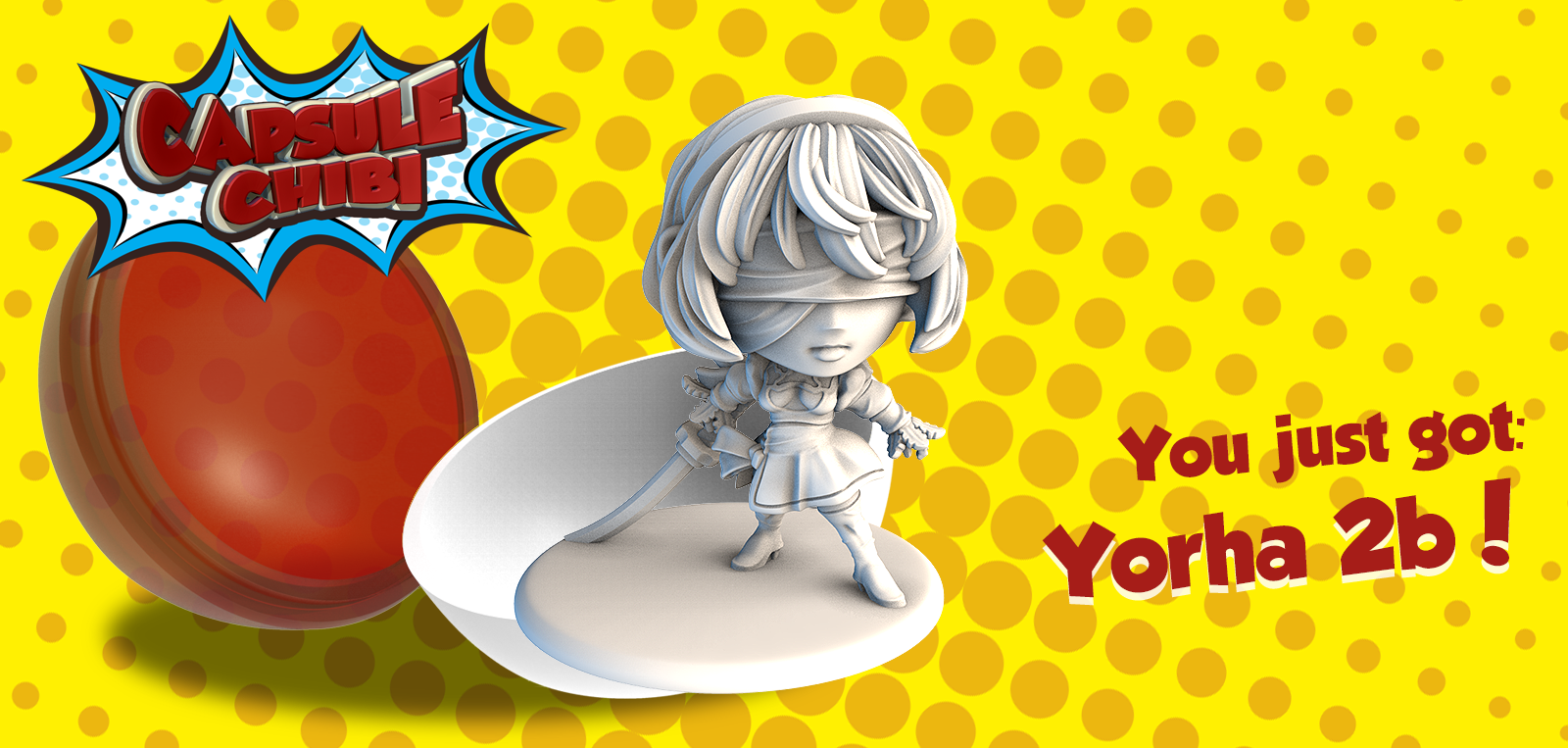 YorHa No 2 Type B Chibi figurine
