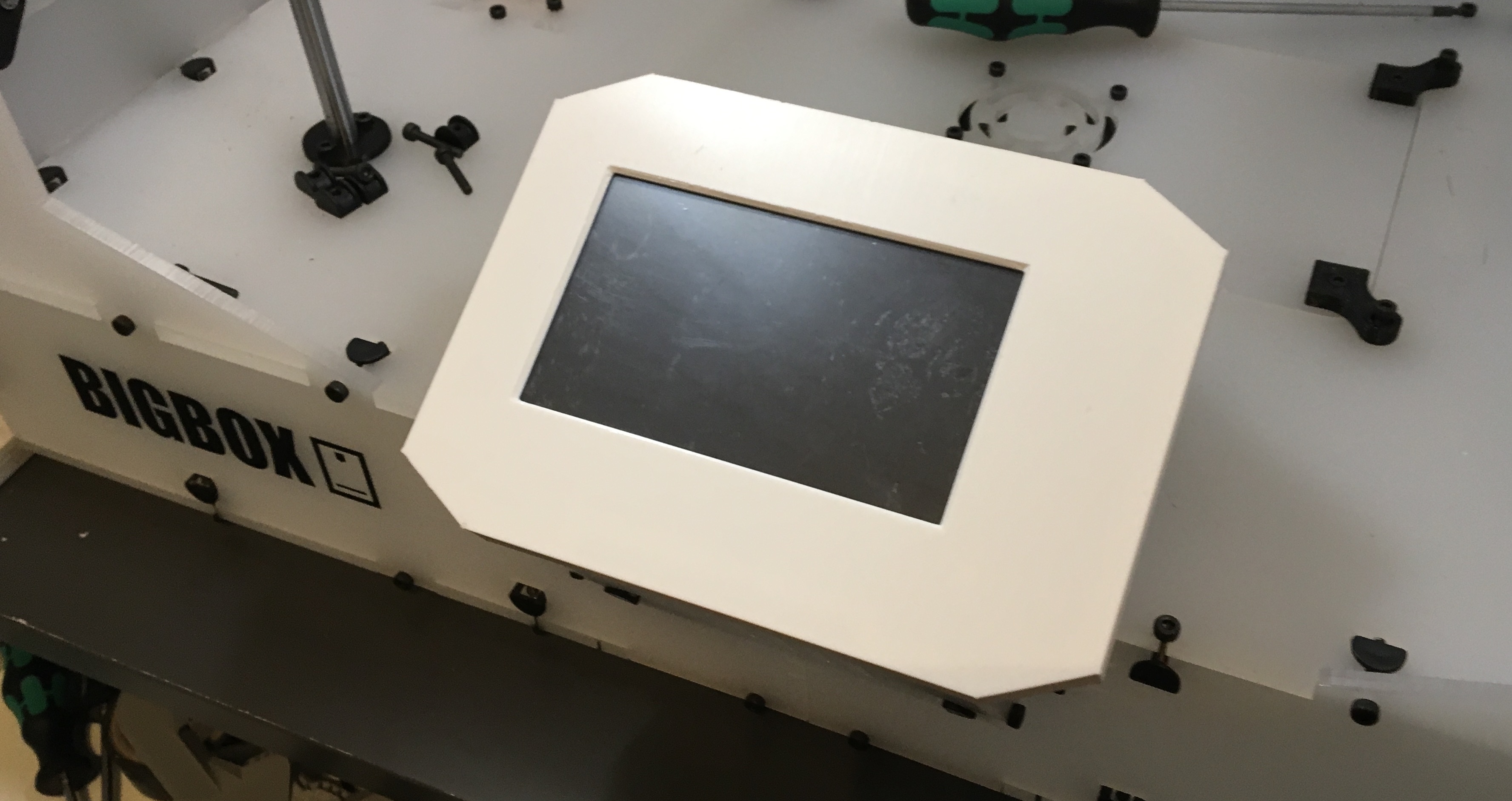 E3D BigBox - PanelDue 4.3'' Mounting Adapter