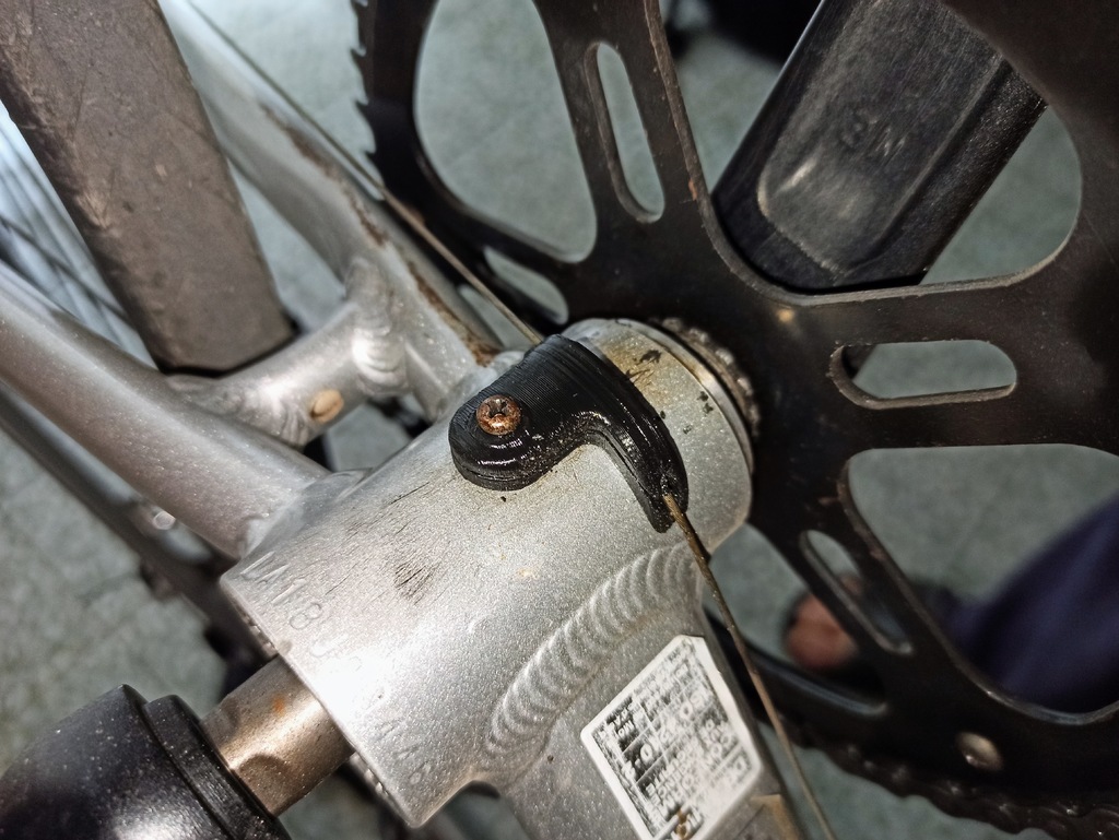 Bike bottom bracket shift cable guide v2