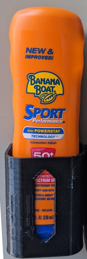 Banana Boat Sunscreen Wall Mount Quick Draw Holster Holder