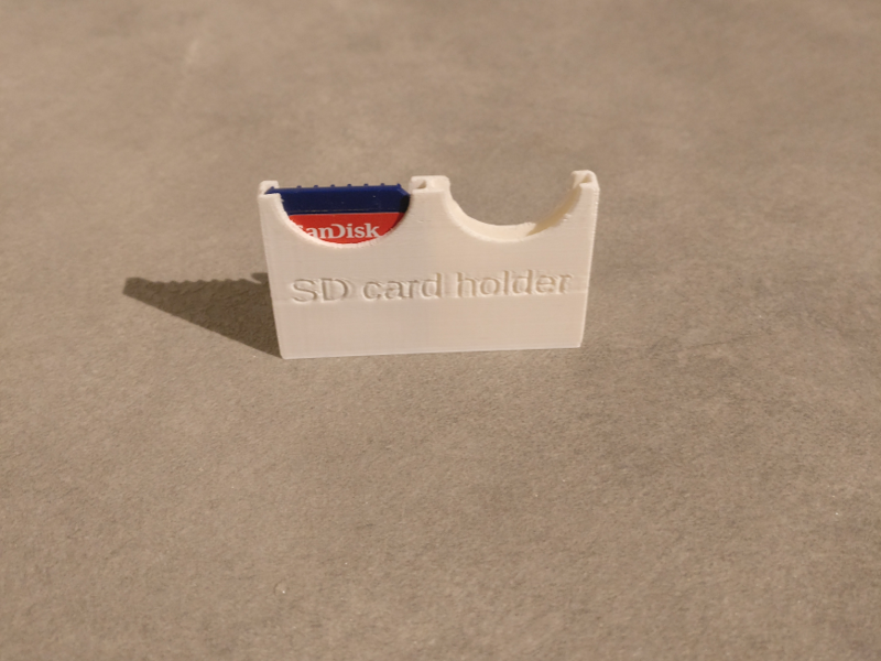 customizable SD card holder (micro, mini and standard)
