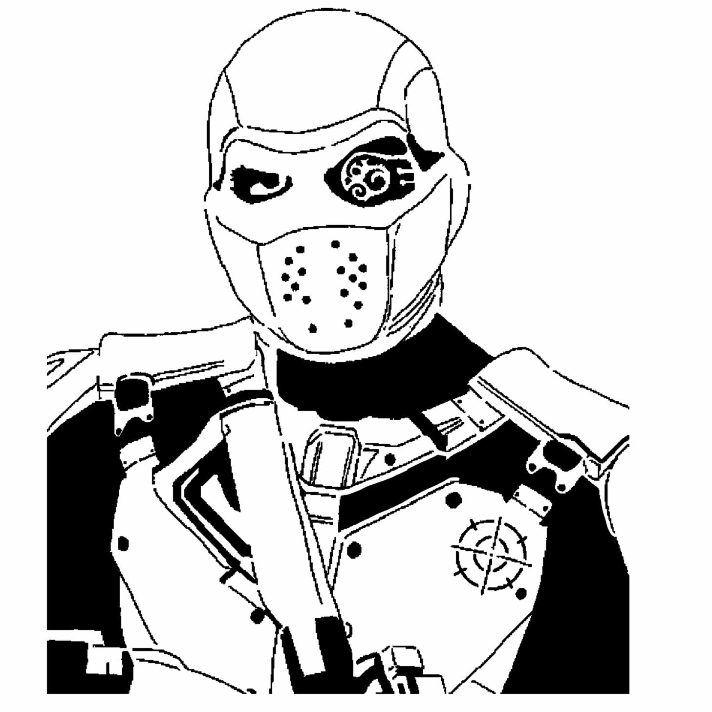 Deadshot stencil
