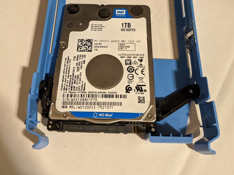SSD to HDD (2.5" to 3.5") Screwless Internal Drive Mount Adapter