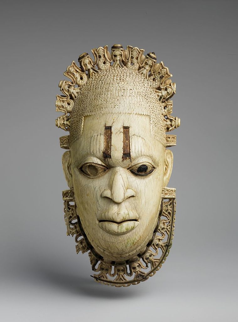 Benin Ivory Idia Iyaoba Mask 16th Century