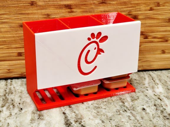 Chick-fil-A (CFA) Sauce Tower with Printable Sauce Packet