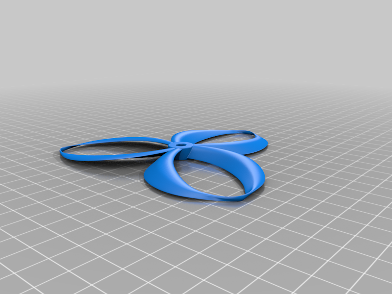 5" tri-loop efficient toroidal prop. (Difficult to print)