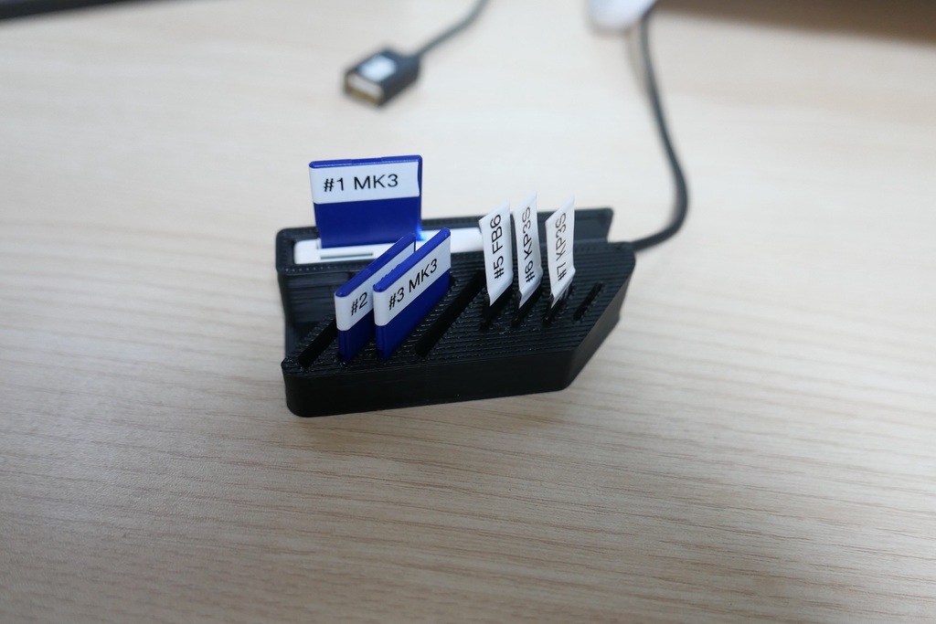 USB SD Card Reader Holder